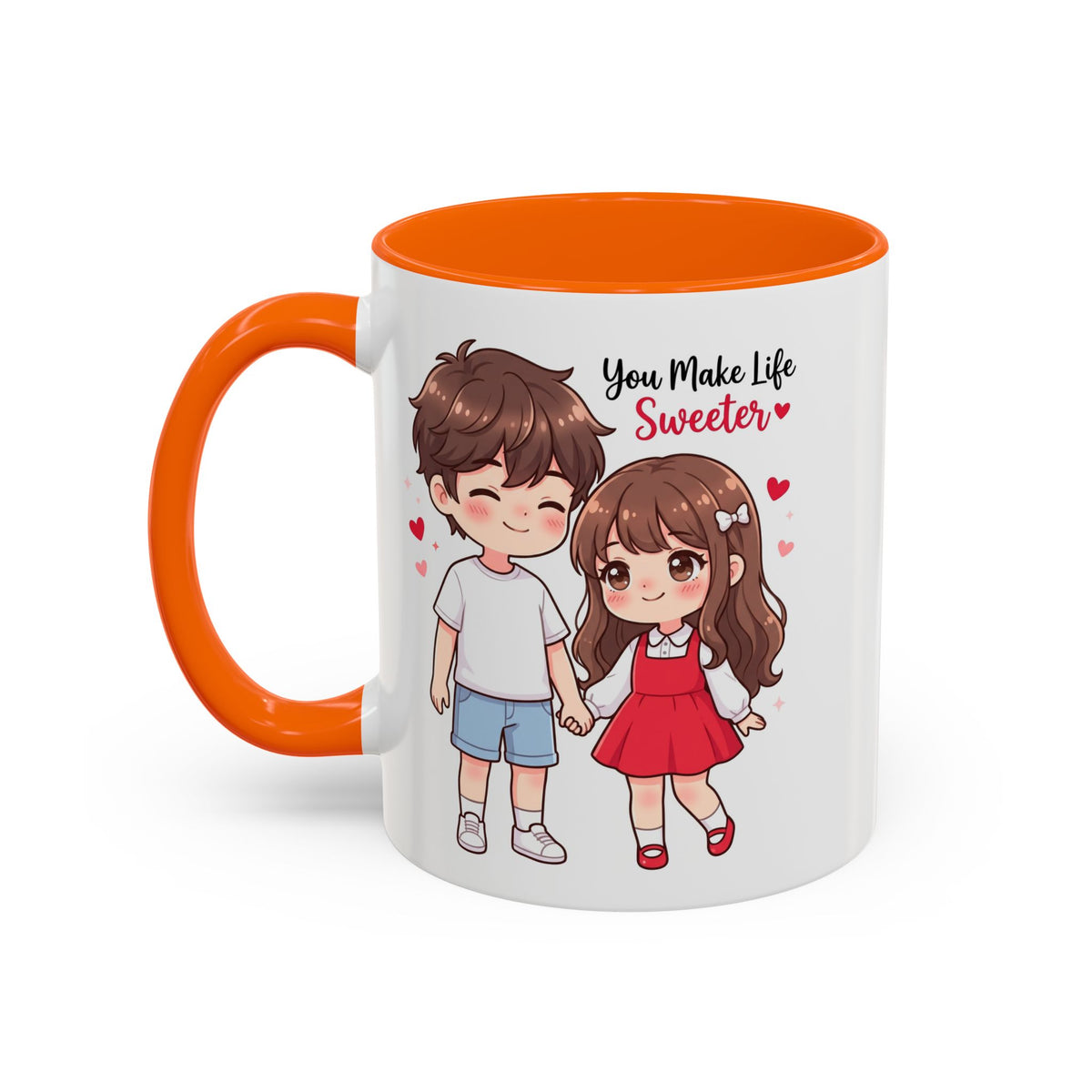 You Make Life Sweeter Couple Coffee Mug
