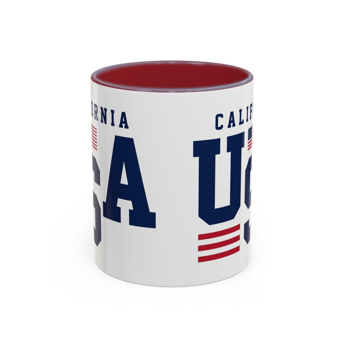 USA California Coffee Mug — Patriotic Accent 11/15oz