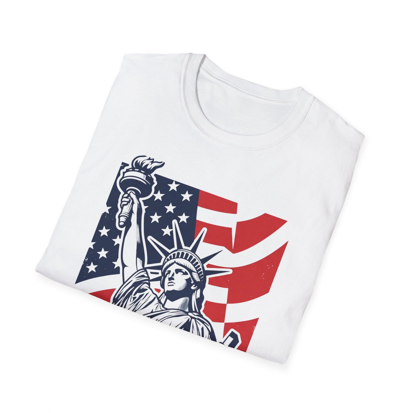 Statue of Liberty 'Freedom' T‑Shirt — American Flag Patriotic Tee