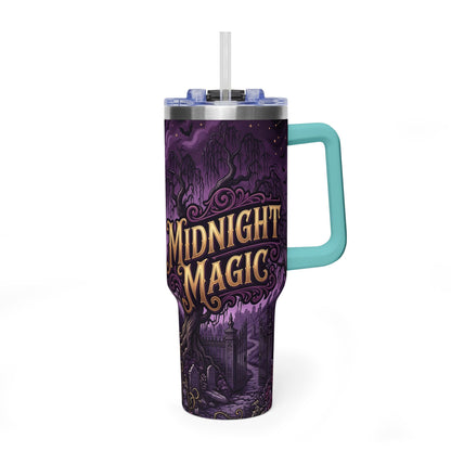 40oz Halloween Haunted Castle Thermal Tumbler