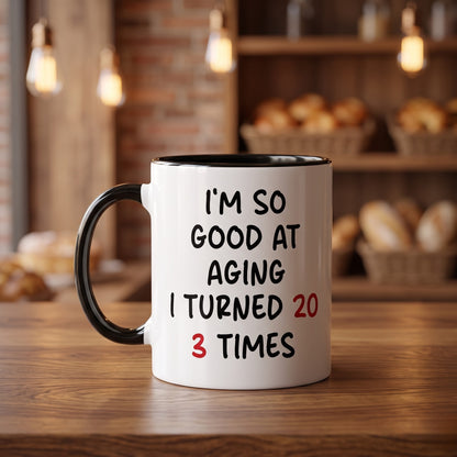 60th Birthday Gifts For Men, Gifts For 60 Year Old Man, Sixty 1966 Gift, Funny Birthday Gift, 60 Year Old Cup, Turning 60 Present Cup, 60th Birthday Coffee Mug for Wife, Sister, Daughter, Friend