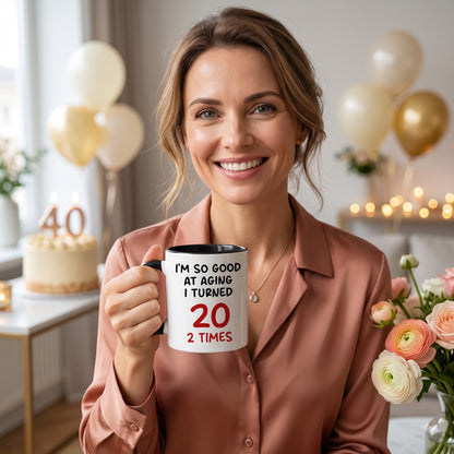40th Birthday Gifts For Men, Gifts For 40 Year Old Man, Forty 1986 Gift, Funny Birthday Gift, 40 Year Old Cup, Turning 40 Present Cup, 40th Birthday Coffee Mug for Wife, Sister, Daughter, Friend