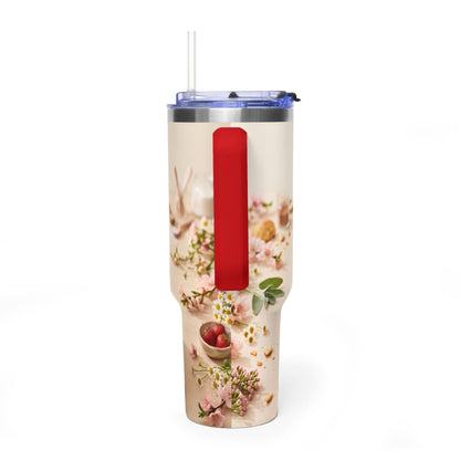 You Make Life Peachy Cat 40oz Travel Tumbler