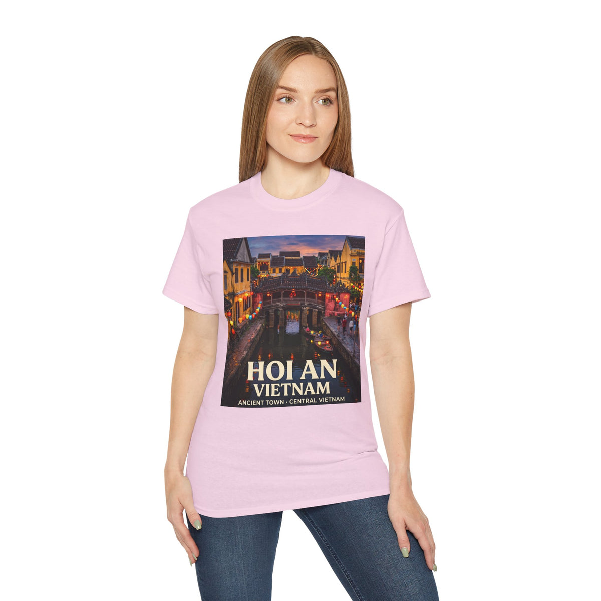 Hoi An Vietnam Travel T-Shirt — Ancient Town Night Scene Tee