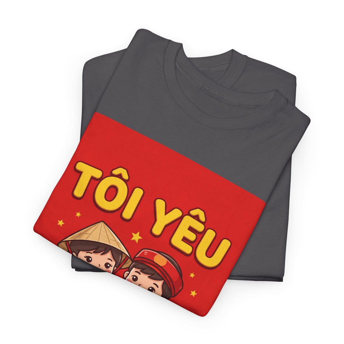 T-Shirt - "Tôi Yêu Việt Nam" Cute Couple Vietnam Pride Tee