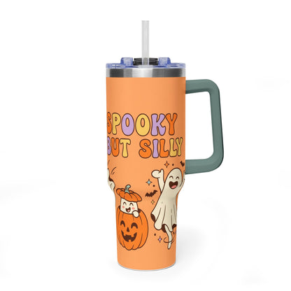 Spooky But Cute Halloween Ghosts 40oz Thermal Tumbler