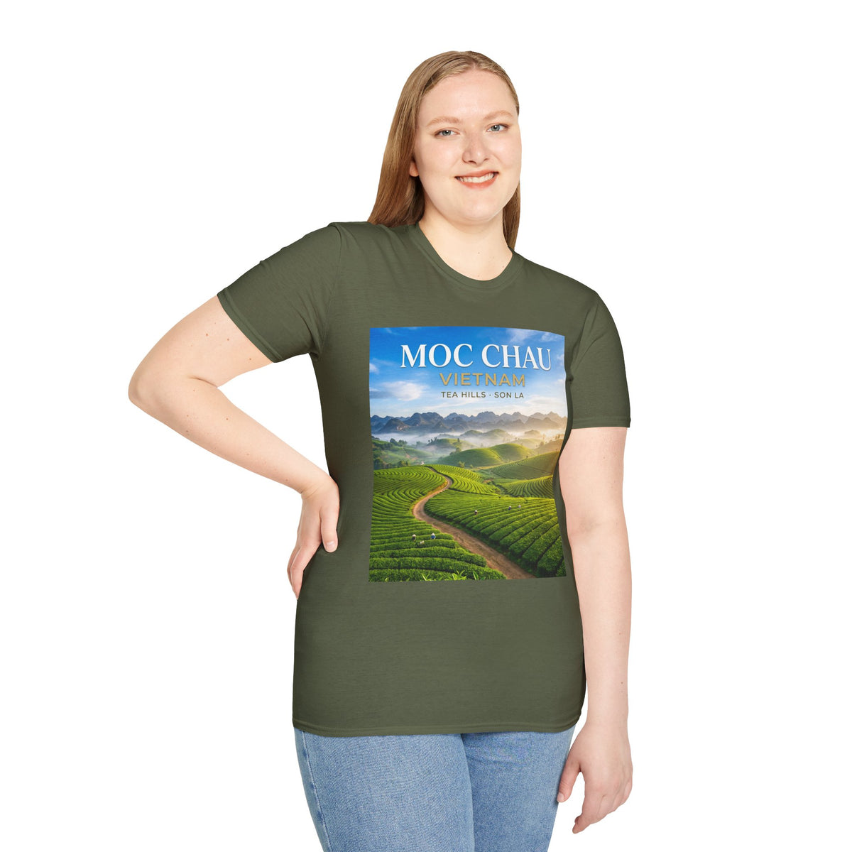 Moc Chau Vietnam Tee – Tea Hills of Son La Scenic Travel T-Shirt