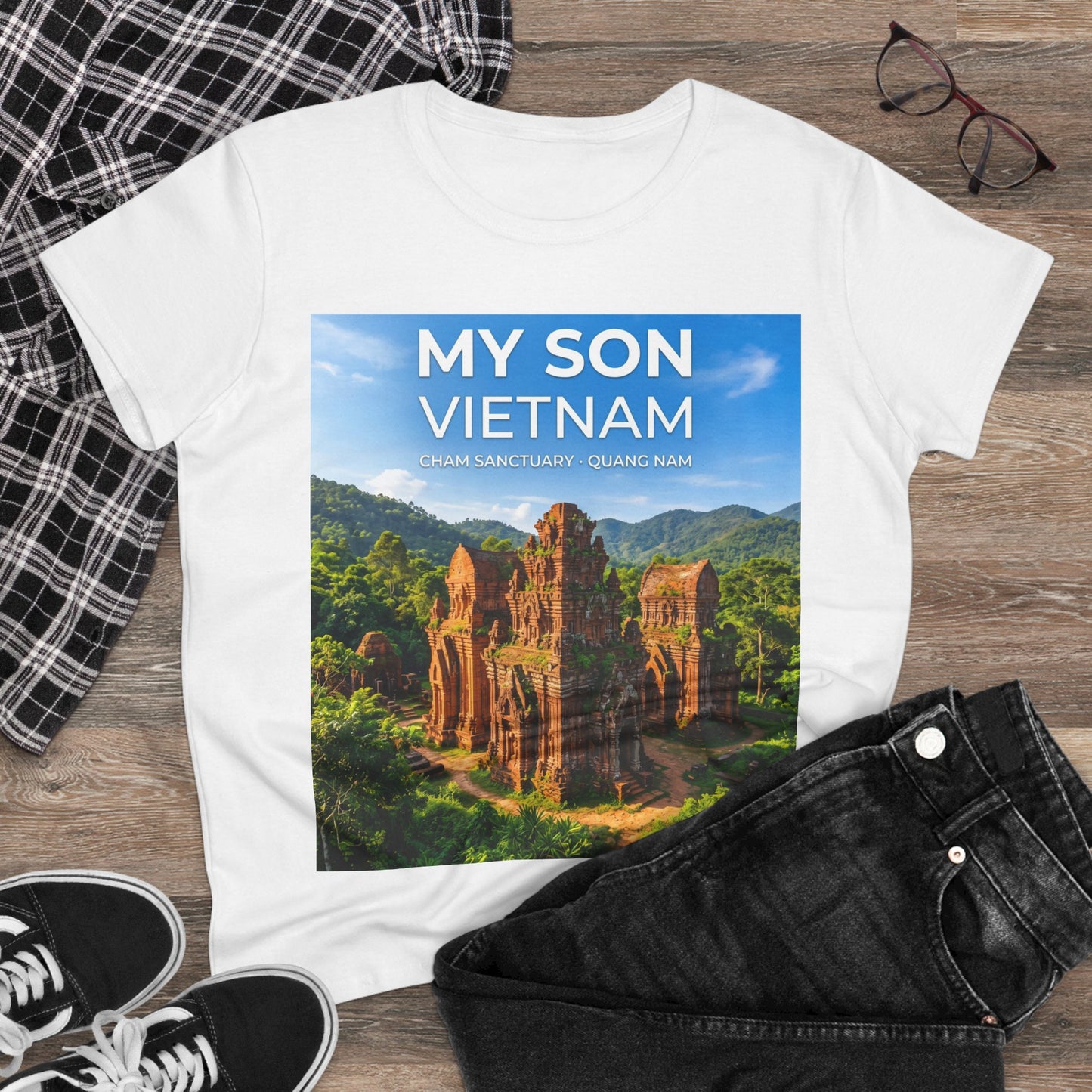 My Son Vietnam Travel Tee — My Son Sanctuary Photo T‑Shirt