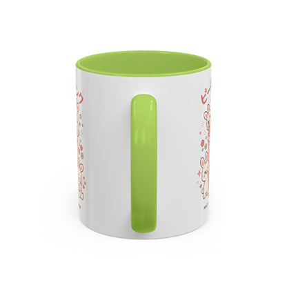 Peach Drink Bunny Mug — Cute Kawaii Coffee Tea Cup (11/15oz)