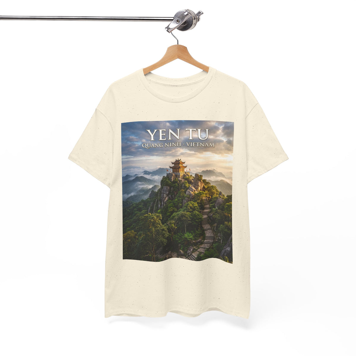 Yen Tu Mountain Scenic Tee – 'YEN TU: Listen to the Silence' Travel Photography T-Shirt
