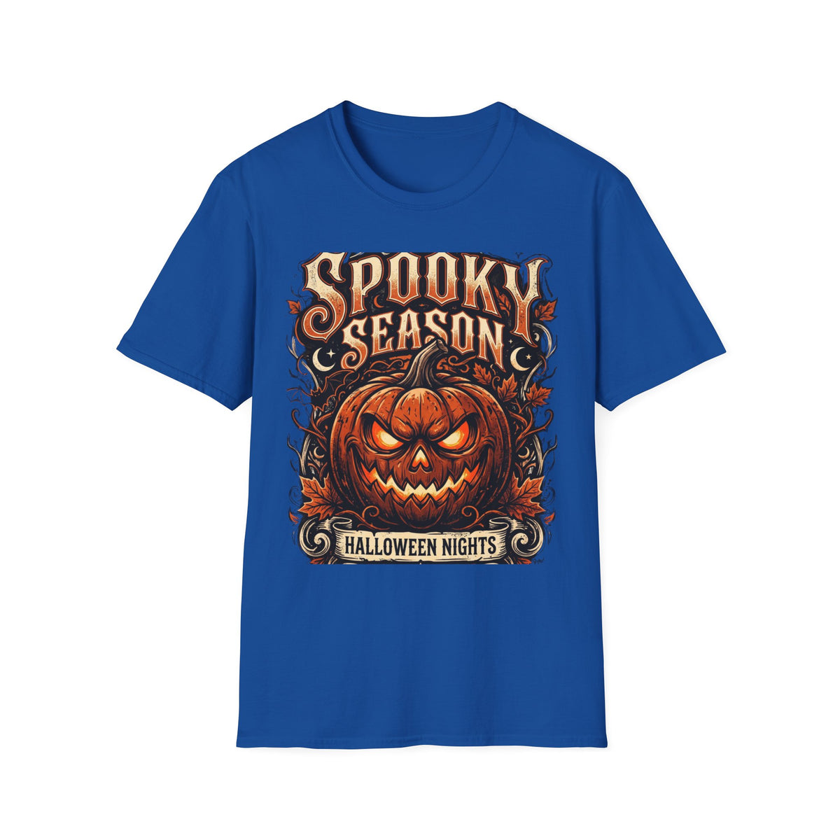 Spooky Season T-Shirt — Vintage Jack-O'-Lantern Halloween Tee