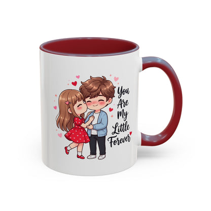 You Are My Little Forever Romantic Couple Coffee Mug