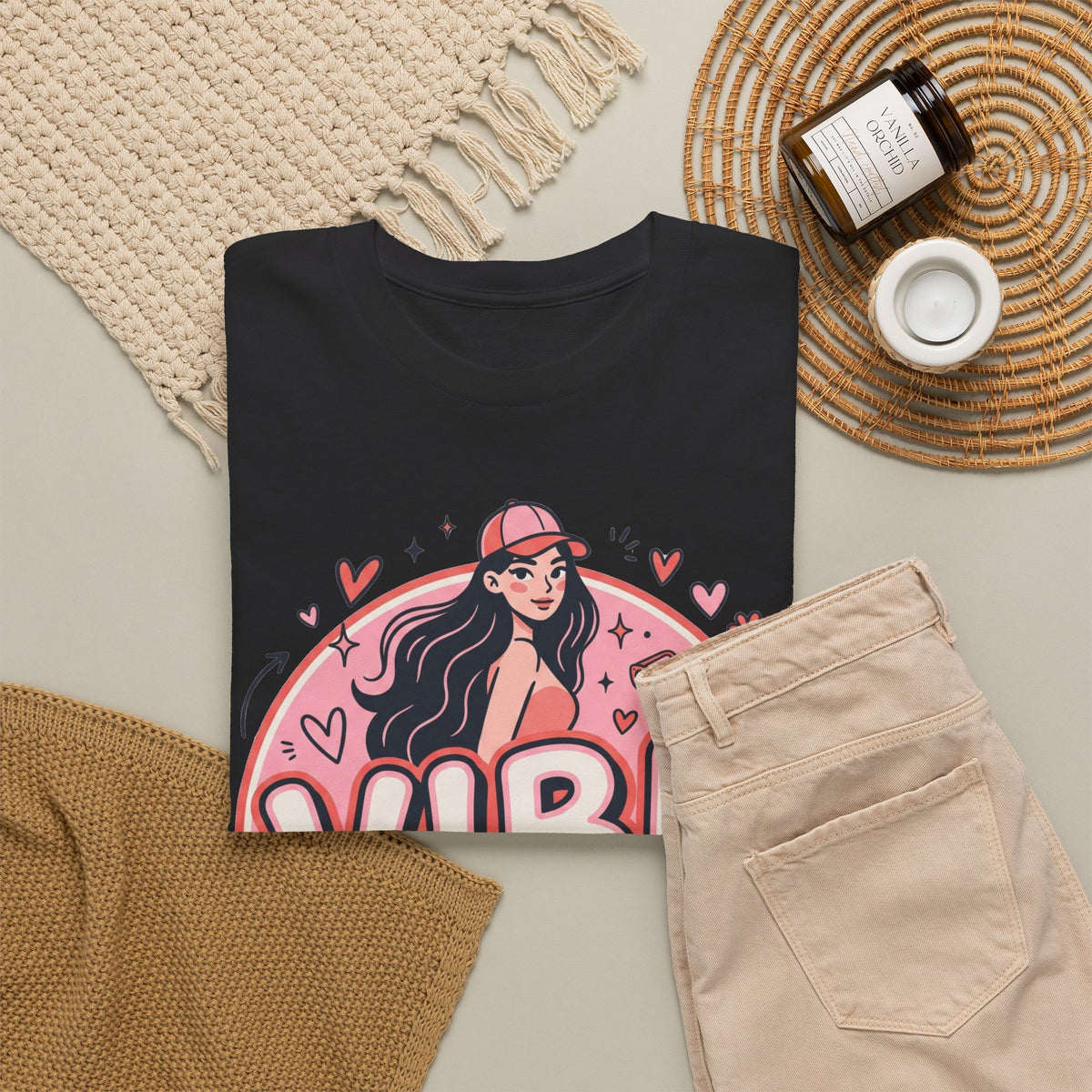 Vibe Girl Graphic Tee — “VIBE: Do What Feels Right” Cute Pink Streetwear T‑Shirt