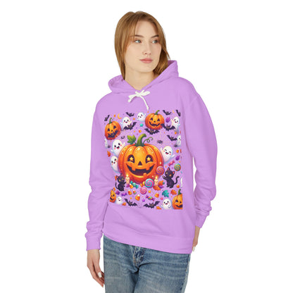 Halloween Pumpkin Hoodie — Cute Jack-o'-Lantern Candy Pattern
