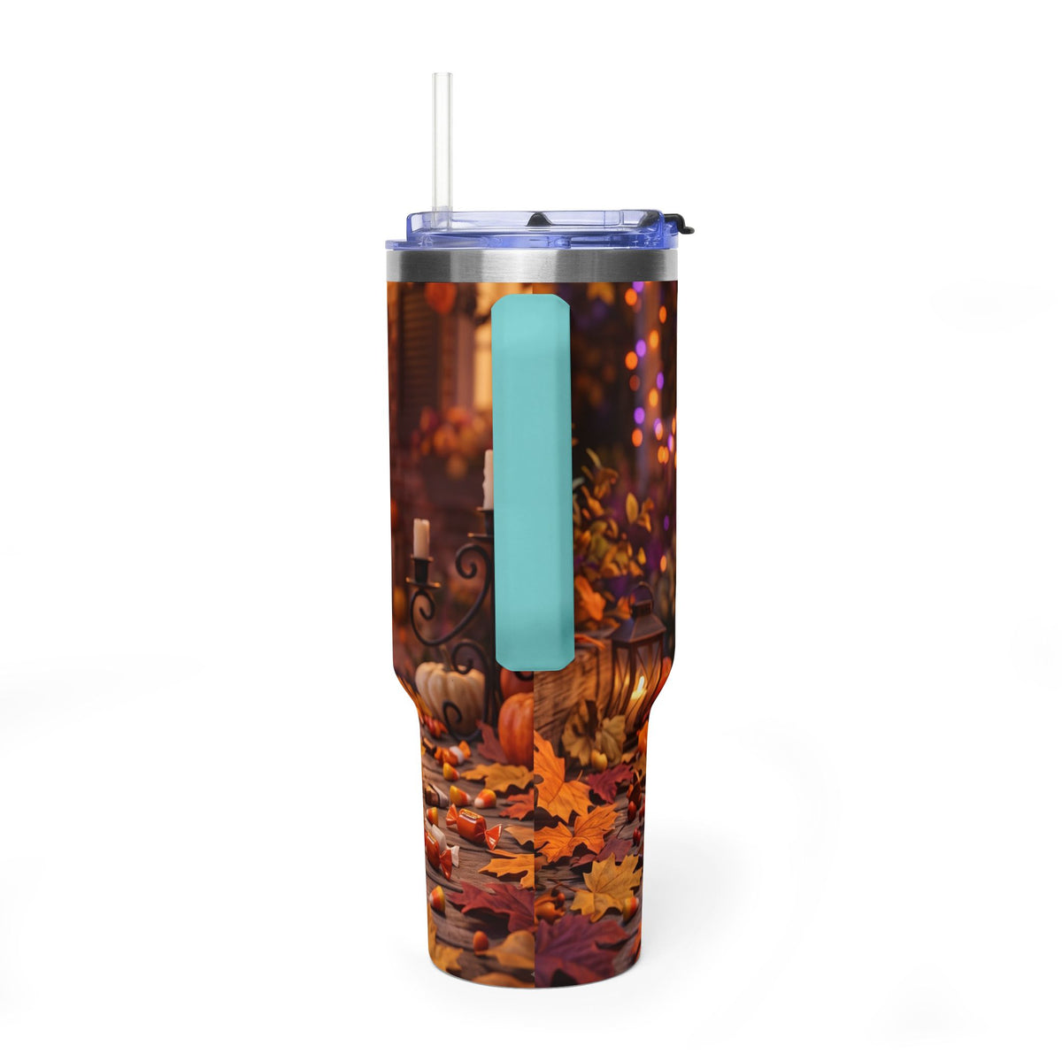 Halloween Pumpkin Jack-O’-Lantern 40oz Thermal Tumbler