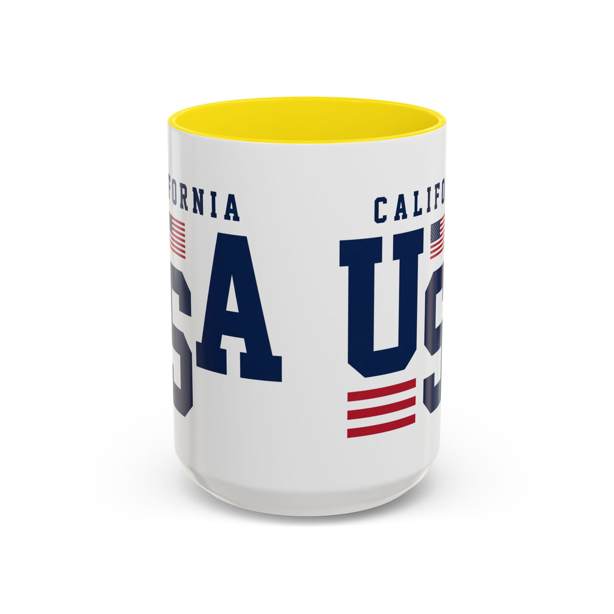 USA California Coffee Mug — Patriotic Accent 11/15oz