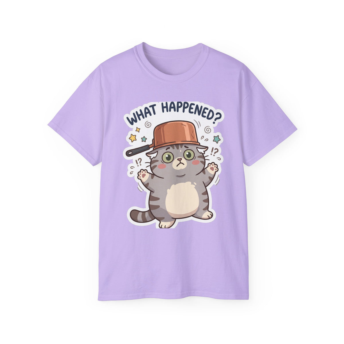 What Happened? Cute Kitten Graphic Tee