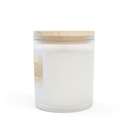 Personalized Photo Frosted Glass Candle – "Smells Like Another Year of Love" 11oz