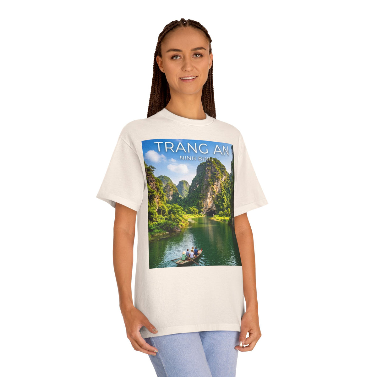 Trang An Vietnam Scenic Tee — Ninh Binh Travel Poster T-Shirt