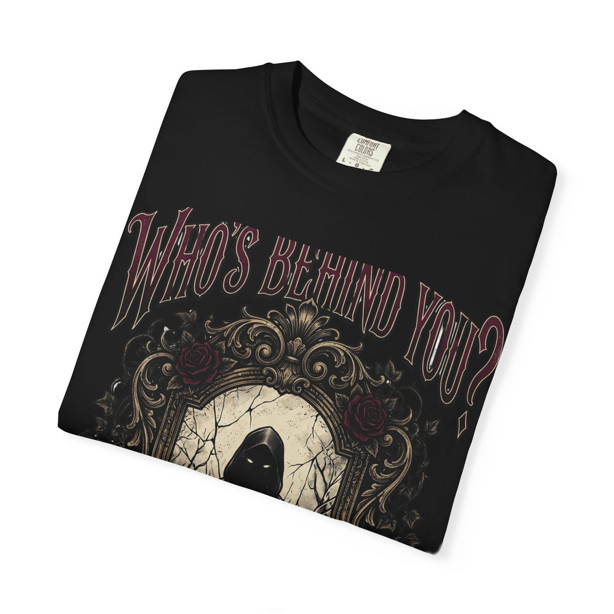 Who's Behind You? Gothic Grim Reaper T-Shirt