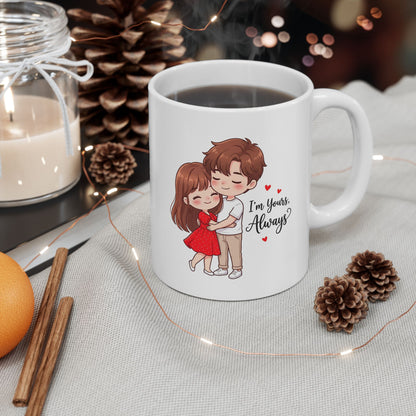 Ceramic Mug – Cute Inspirational Girl Design