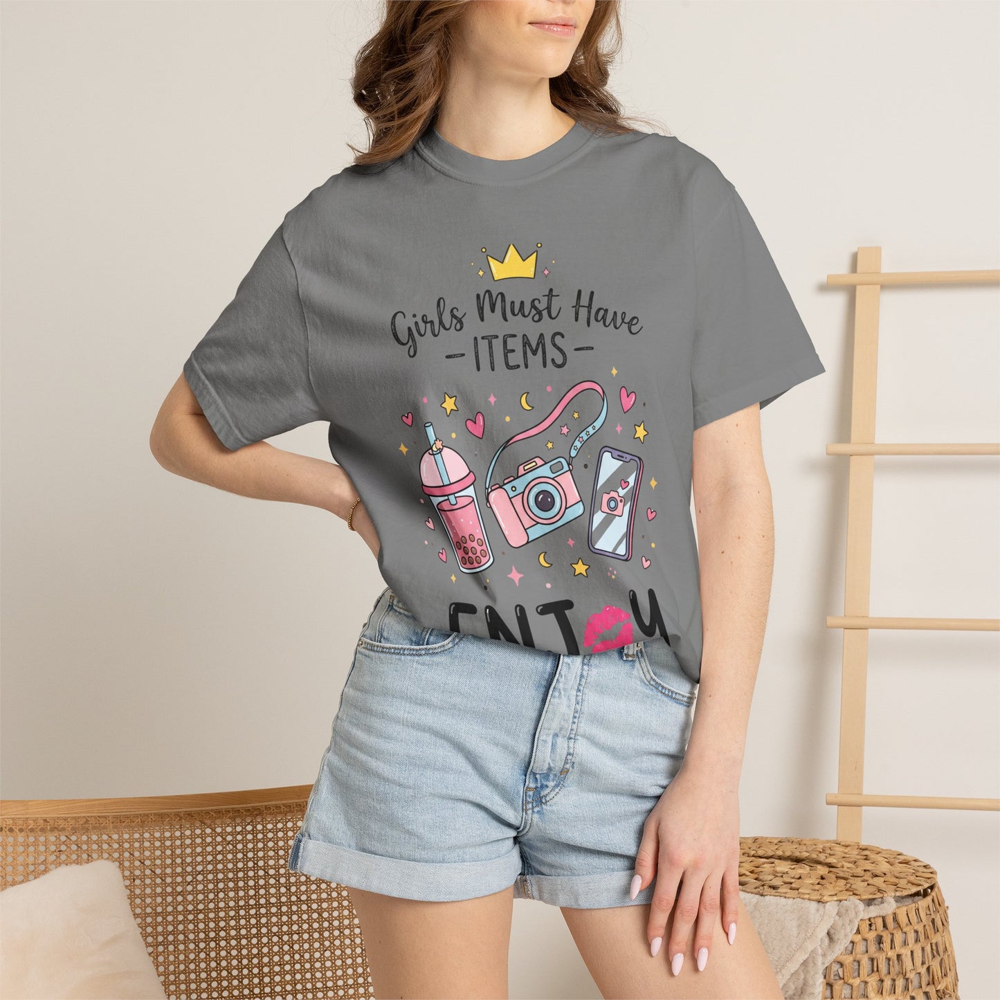 Girls Must Have Items "Enjoy" Graphic T-Shirt