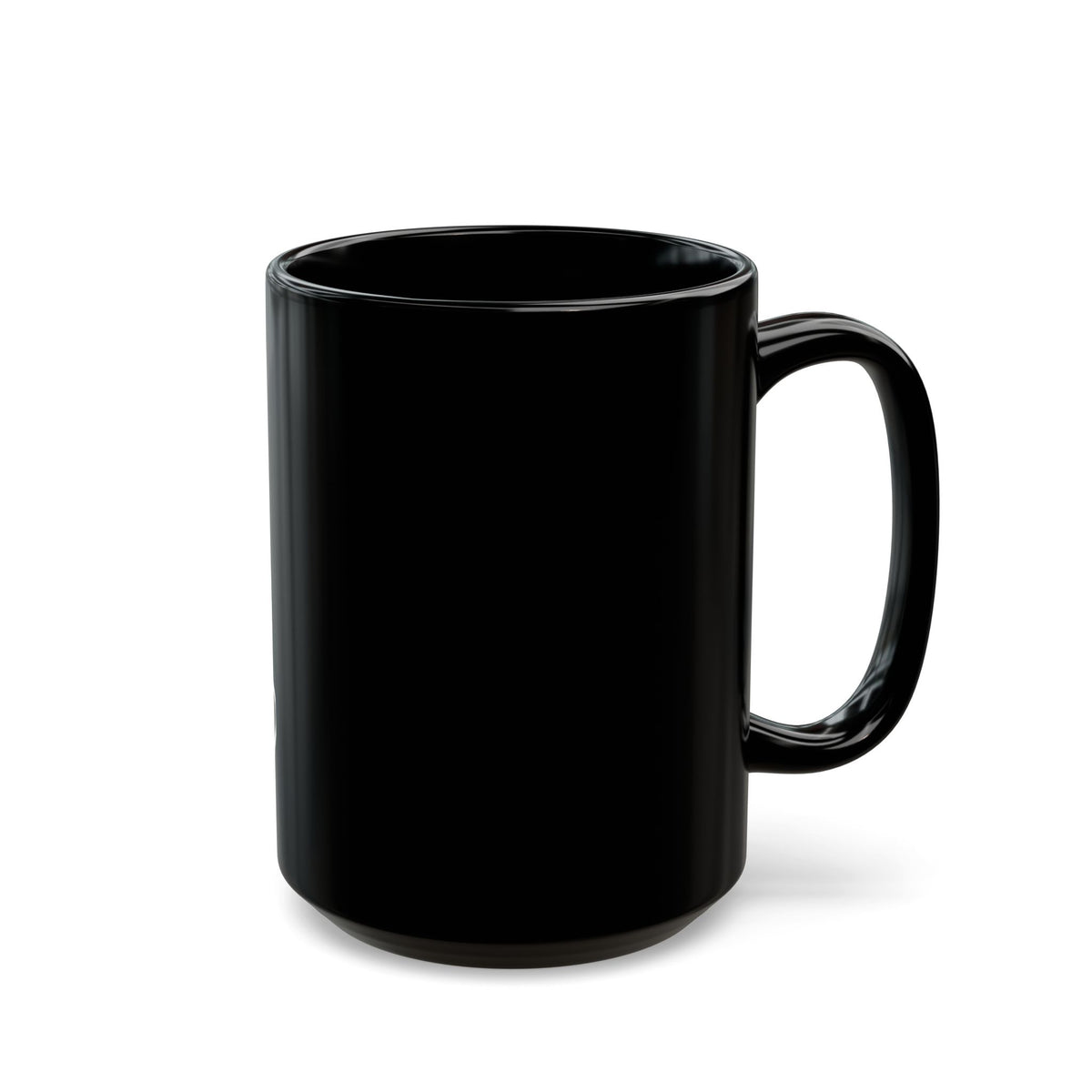 Crying Cat Black Mug (11oz & 15oz) — Cute Sad Kitty Coffee Cup