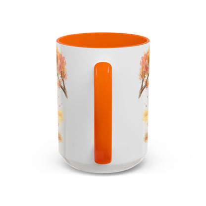 Autumn Couple Under Tree Coffee Mug