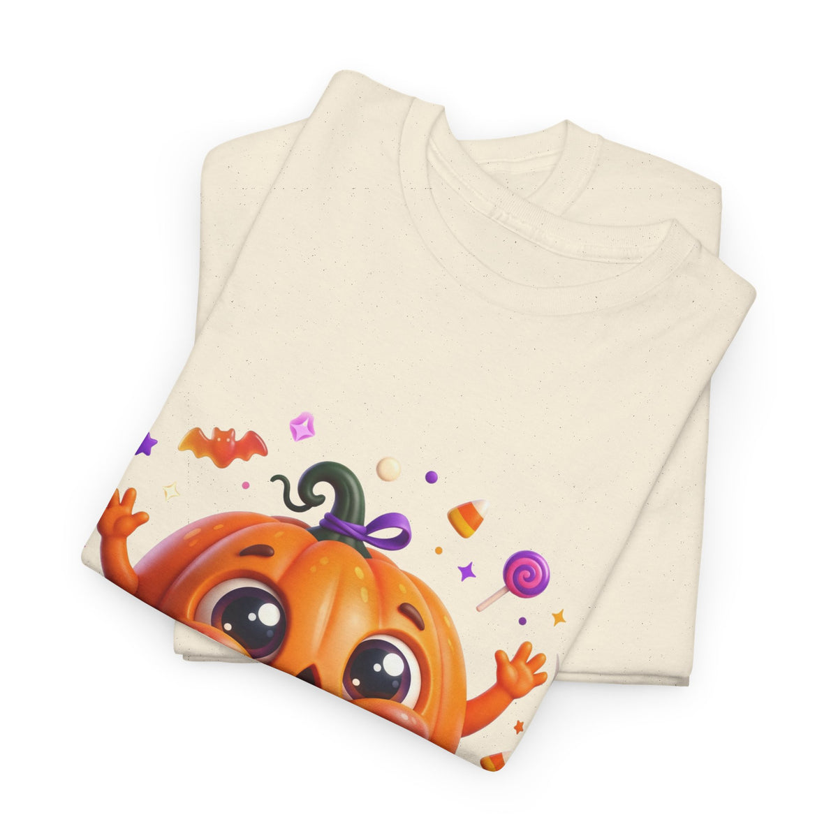 Halloween Pumpkin T‑Shirt — Happy Jack-O'-Lantern Candy Graphic Tee
