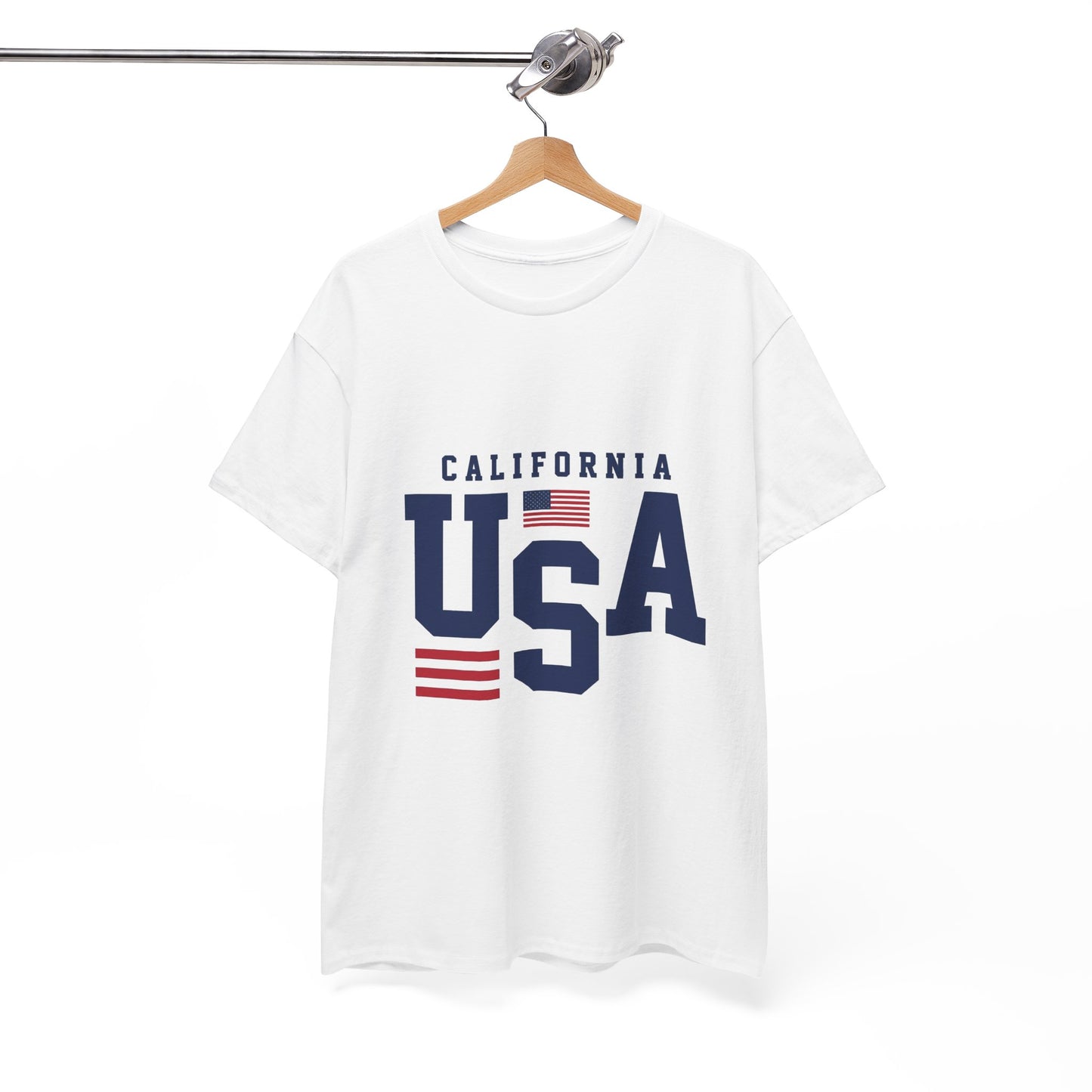 California USA Graphic Tee — Patriotic American Flag T‑Shirt