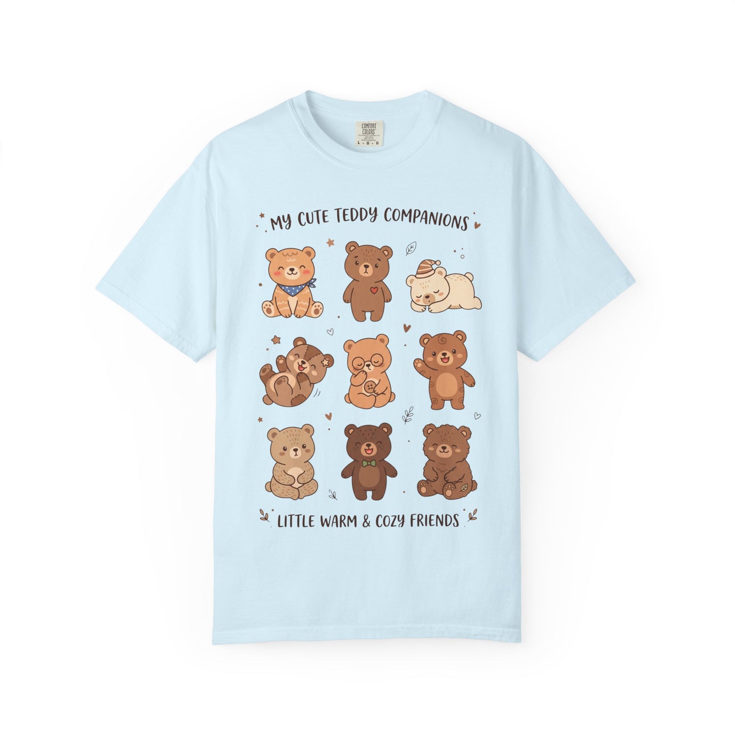 T-Shirt — Cute Teddy Companions Graphic Tee ("My Cute Teddy Companions — Little Warm & Cozy Friends")
