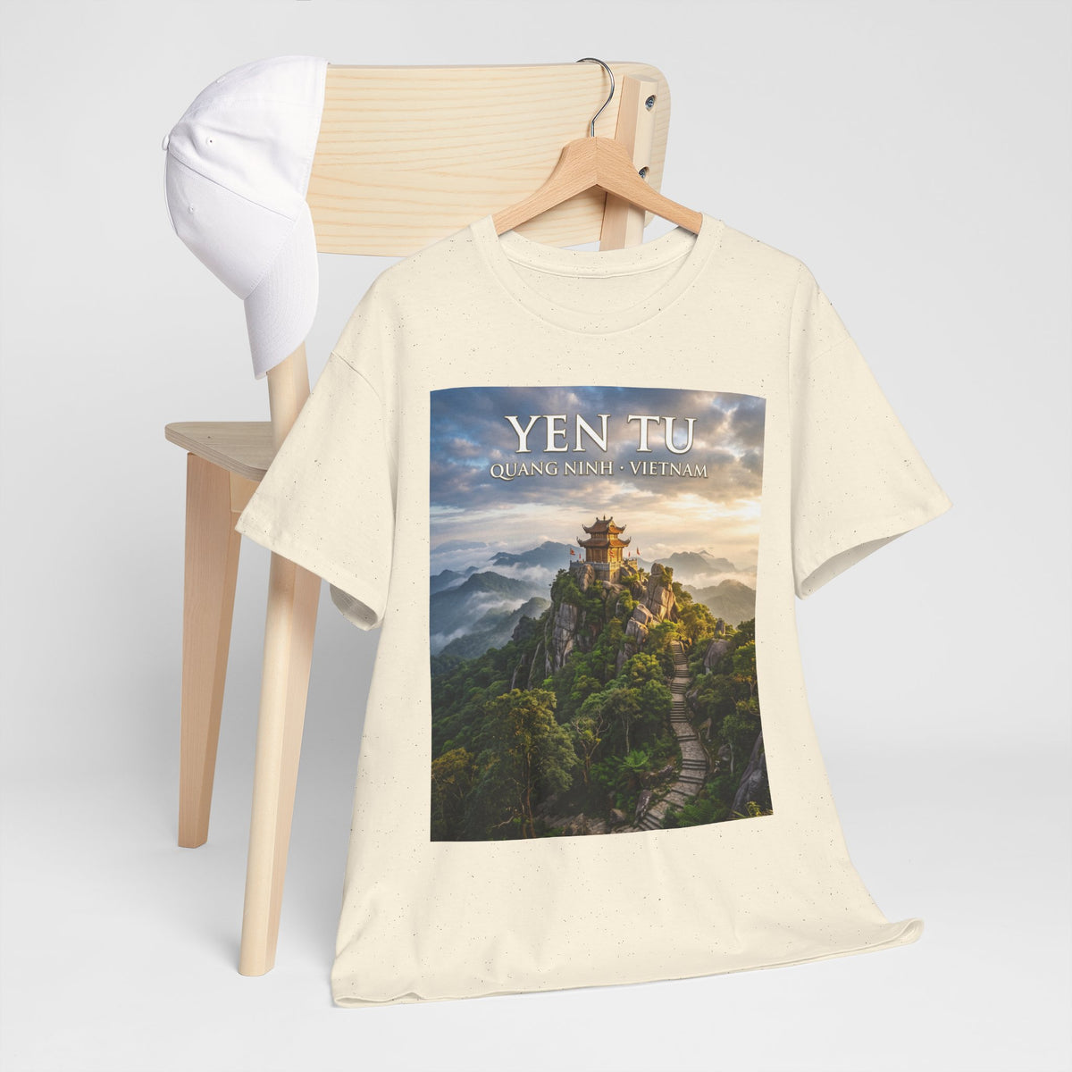 Yen Tu Mountain Scenic Tee – 'YEN TU: Listen to the Silence' Travel Photography T-Shirt