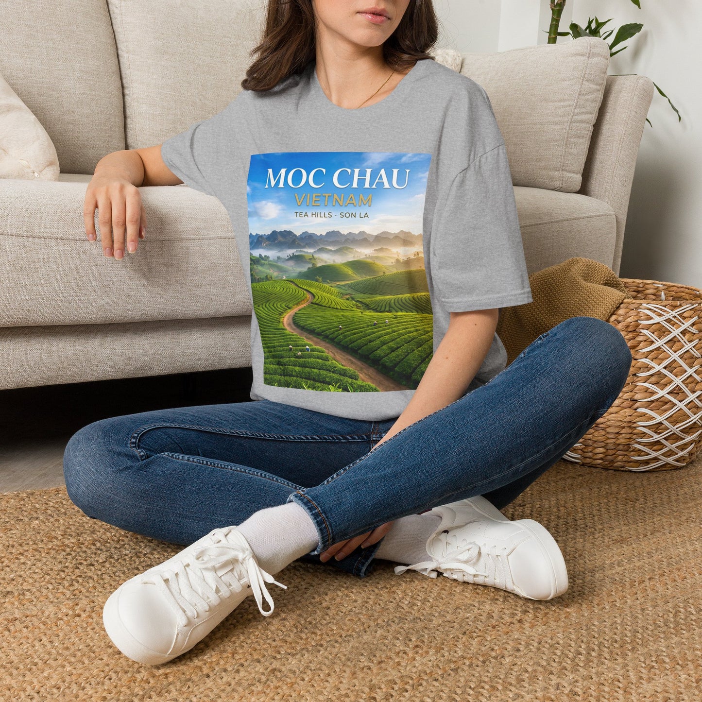 Moc Chau Vietnam Tee – Tea Hills of Son La Scenic Travel T-Shirt