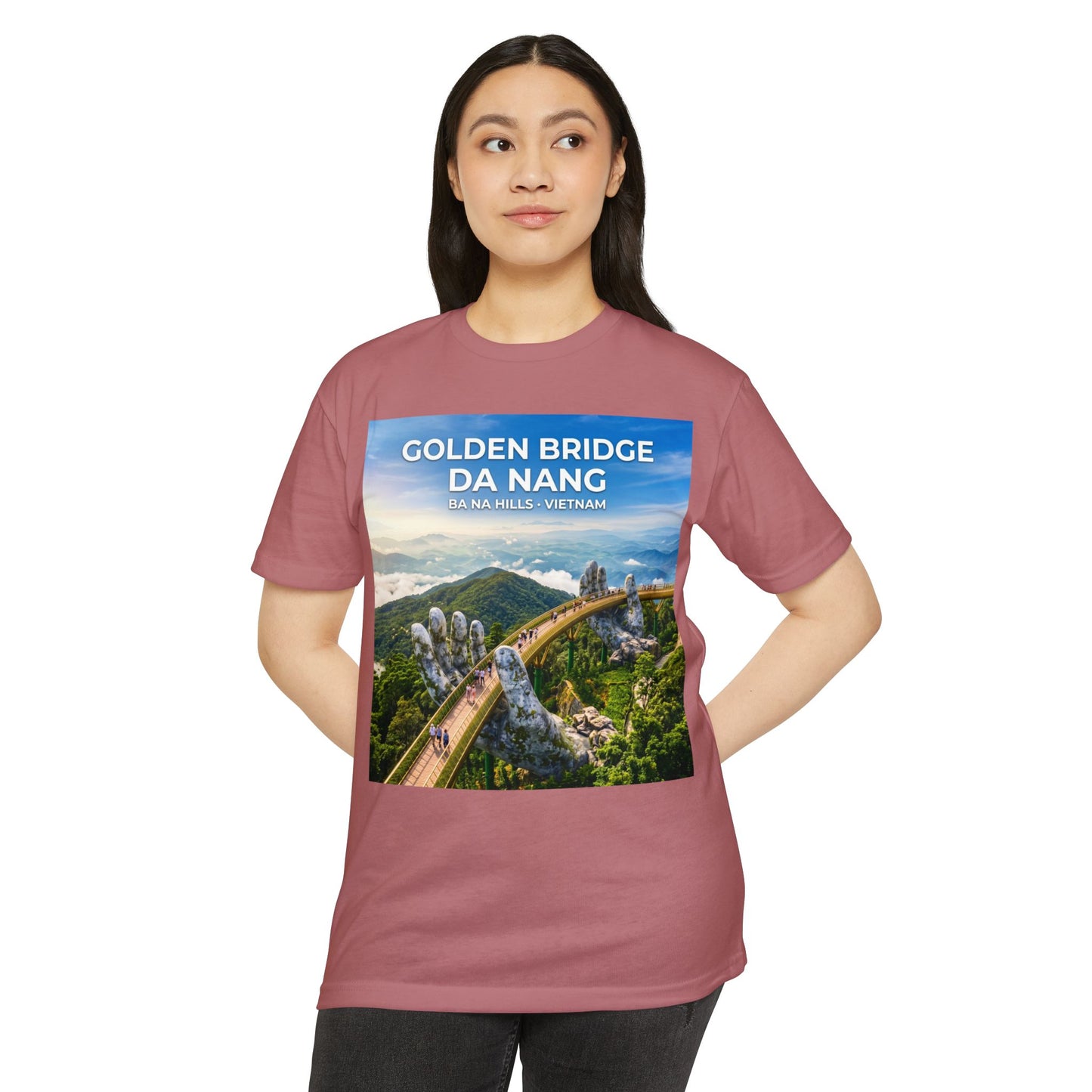 Golden Bridge Da Nang T-Shirt — Vietnam Travel Souvenir Tee