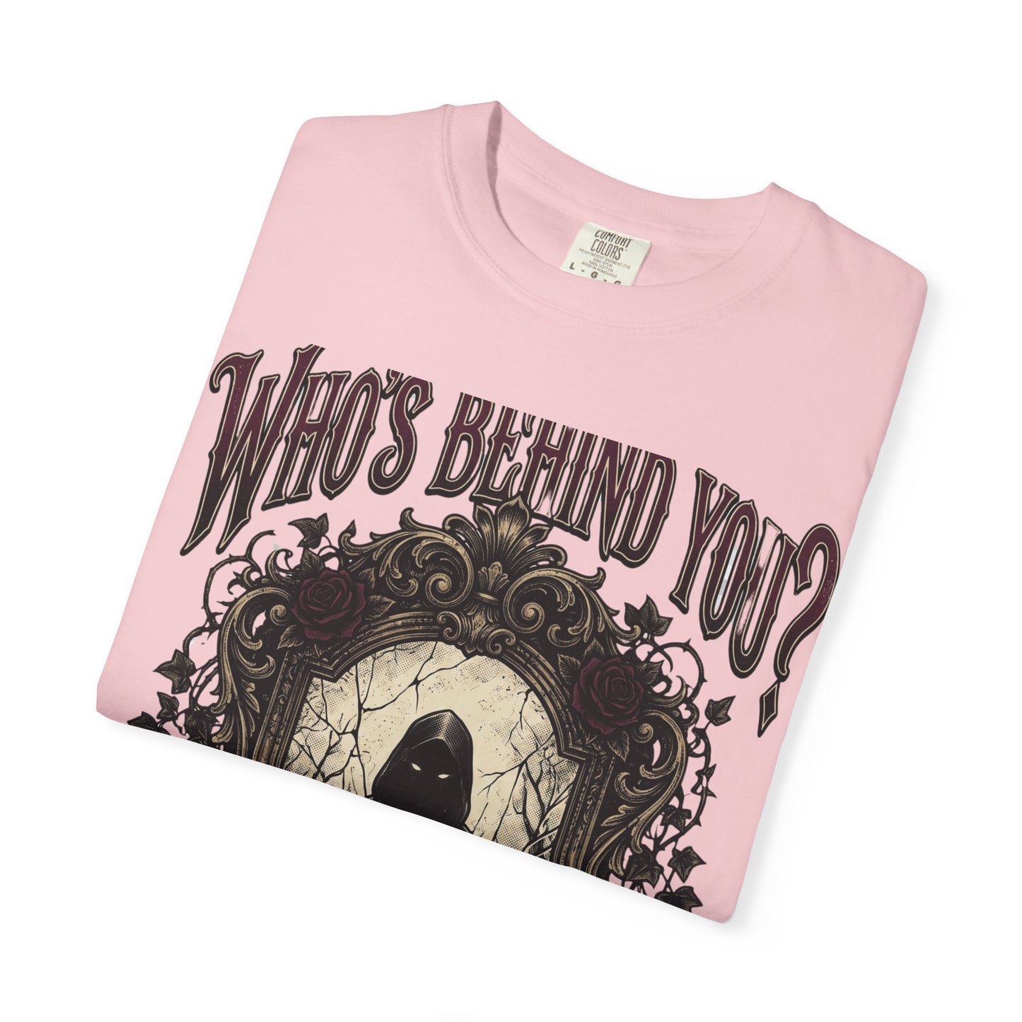 Who's Behind You? Gothic Grim Reaper T-Shirt