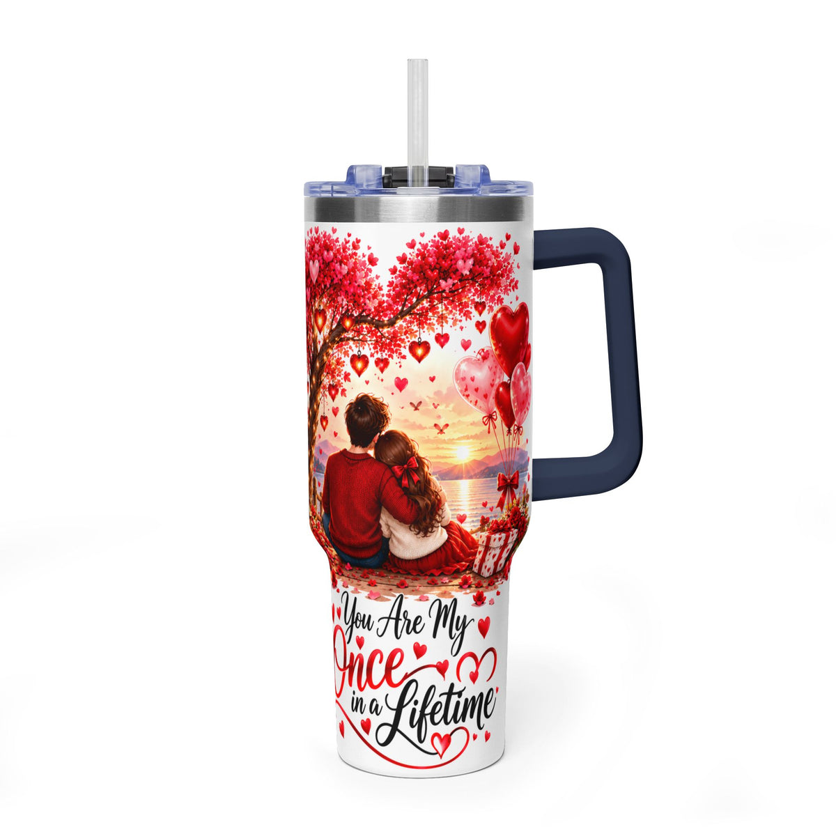 40oz Valentine’s Day Love Tree Thermal Tumbler