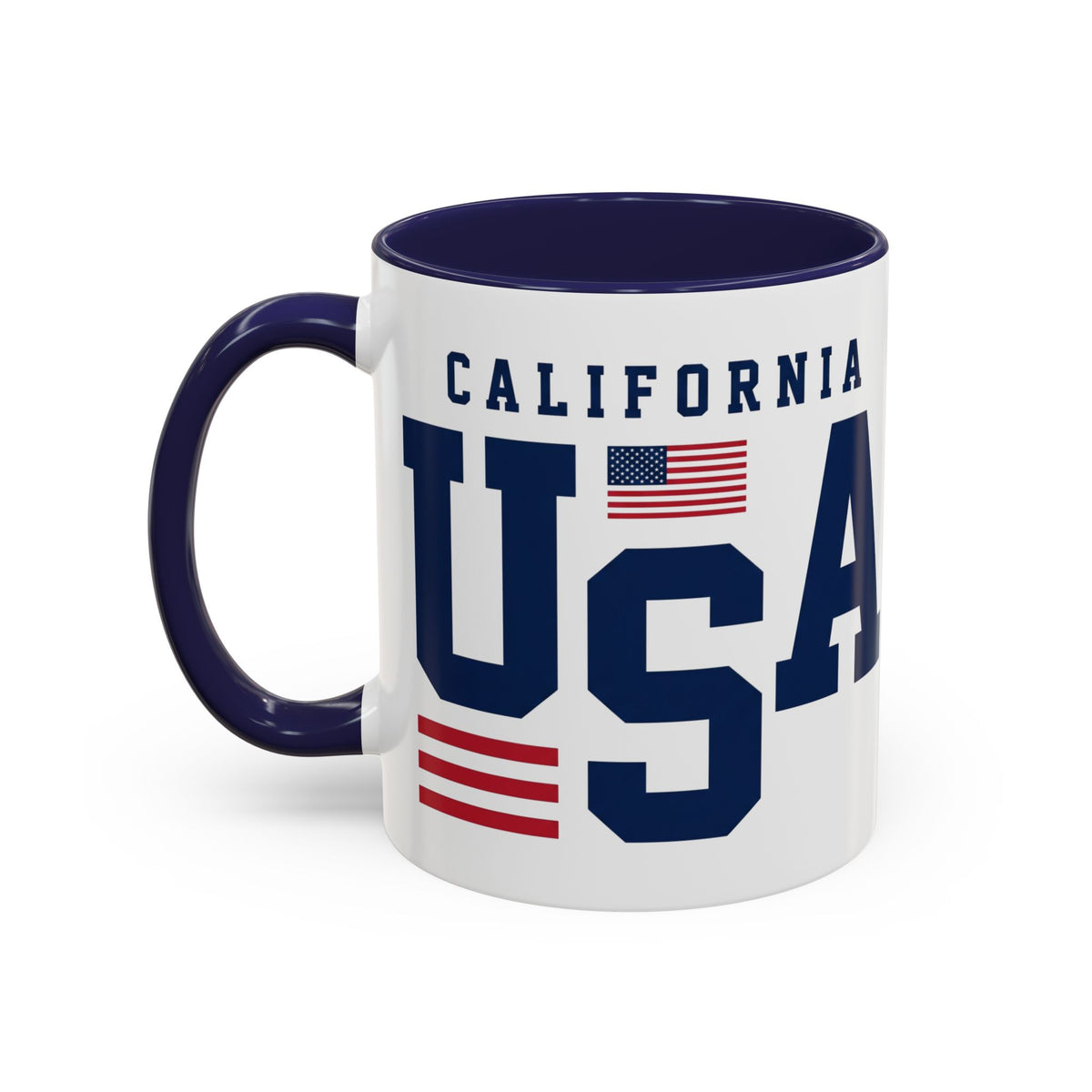 USA California Coffee Mug — Patriotic Accent 11/15oz