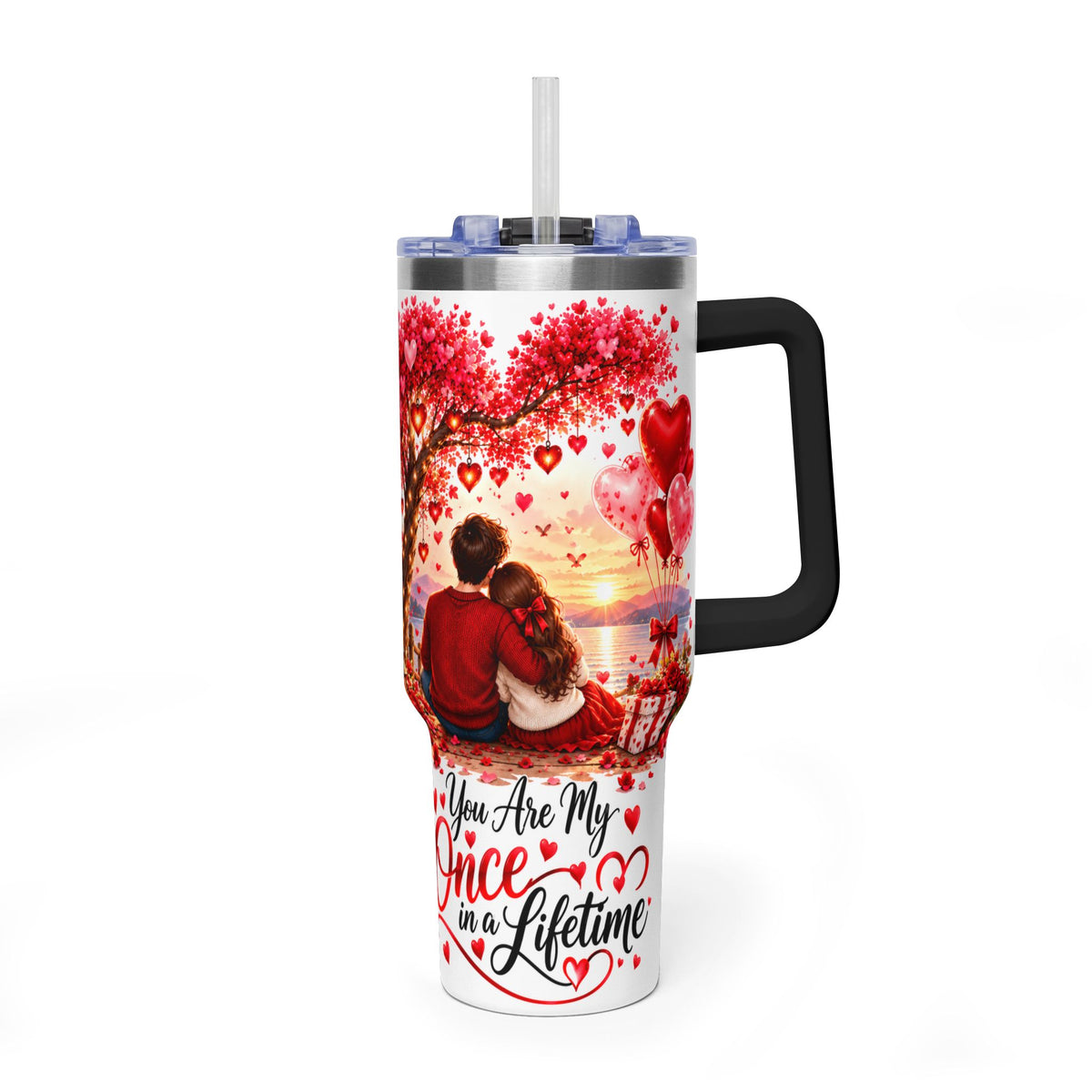 40oz Valentine’s Day Love Tree Thermal Tumbler