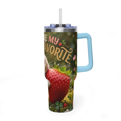 You Are My Berry Favorite Bunny 40oz Thermal Tumbler