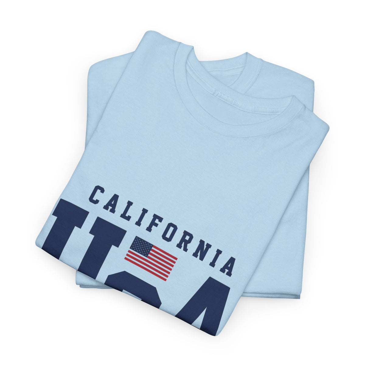 California USA Graphic Tee — Patriotic American Flag T‑Shirt