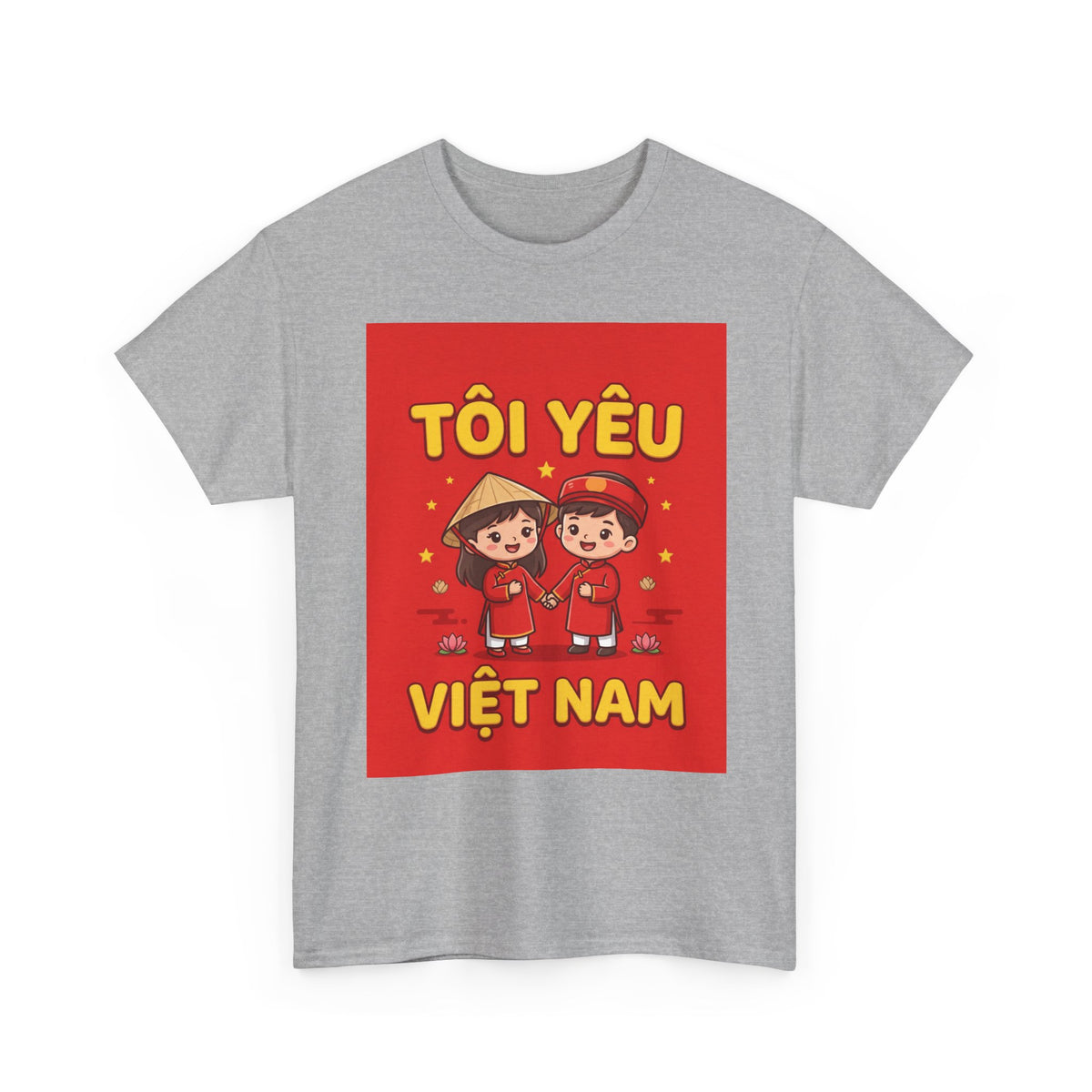 T-Shirt - "Tôi Yêu Việt Nam" Cute Couple Vietnam Pride Tee