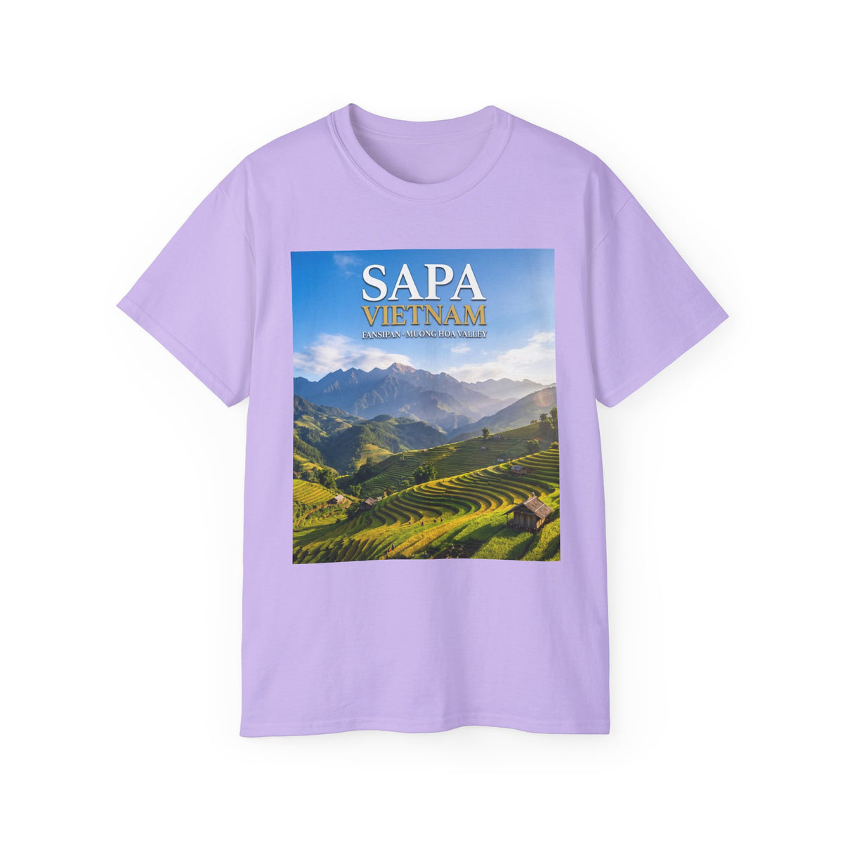Sapa Vietnam Scenic Tee — Terraced Rice Field Travel T‑Shirt