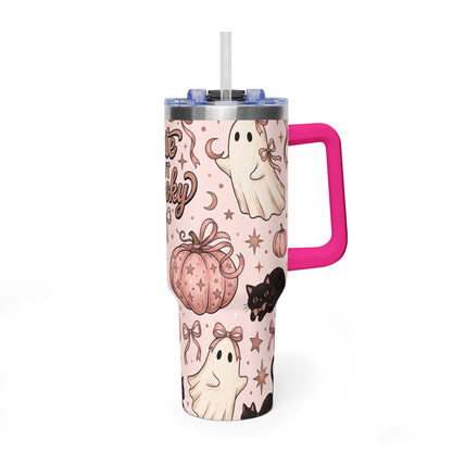 Cute But Spooky Ghosts & Pumpkins 40oz Tumbler