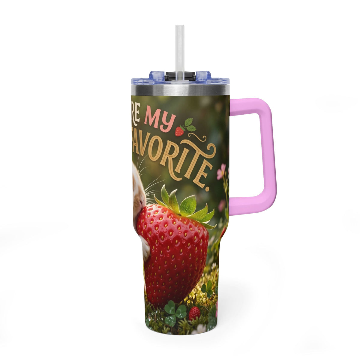 You Are My Berry Favorite Bunny 40oz Thermal Tumbler