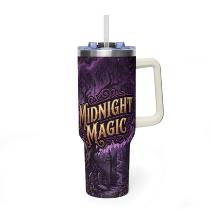 40oz Halloween Haunted Castle Thermal Tumbler