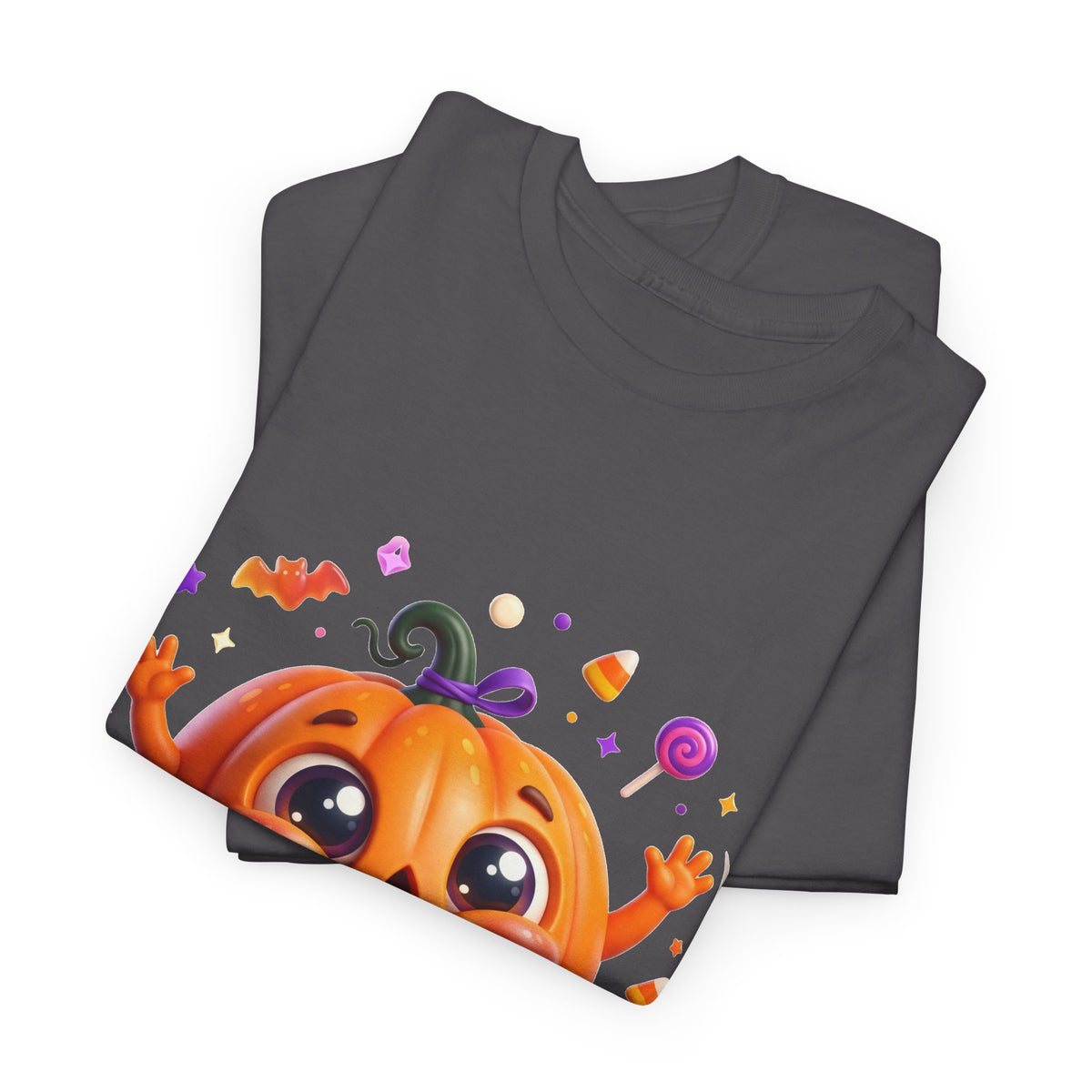 Halloween Pumpkin T‑Shirt — Happy Jack-O'-Lantern Candy Graphic Tee