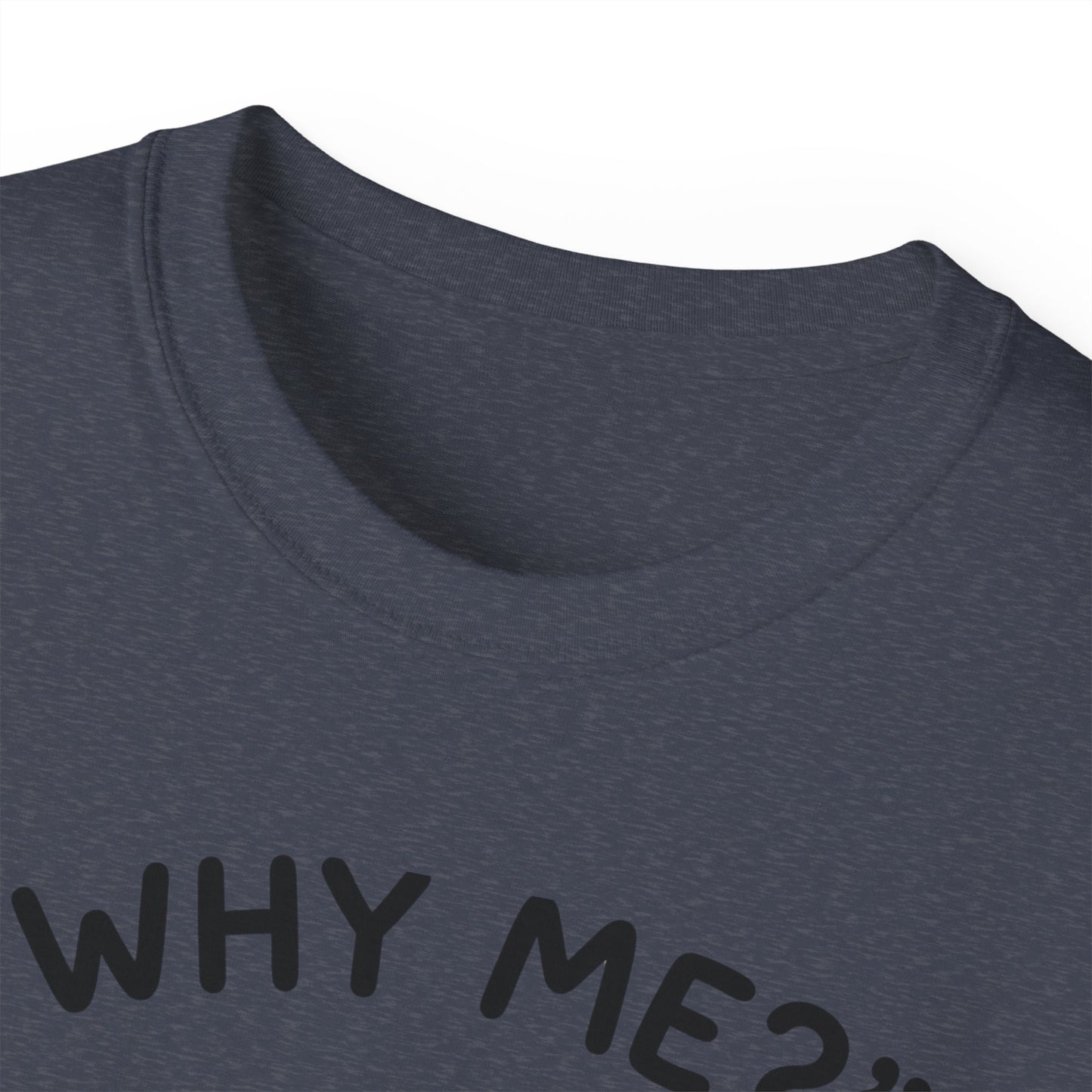 Sad Kawaii Cat Tee - "Why Me?" Cute Crying Kitten Graphic Shirt
