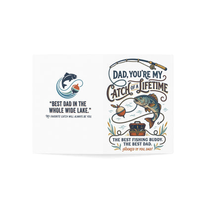 Fishing Dad Greeting Card – “Dad, You’re My Catch of a Lifetime”