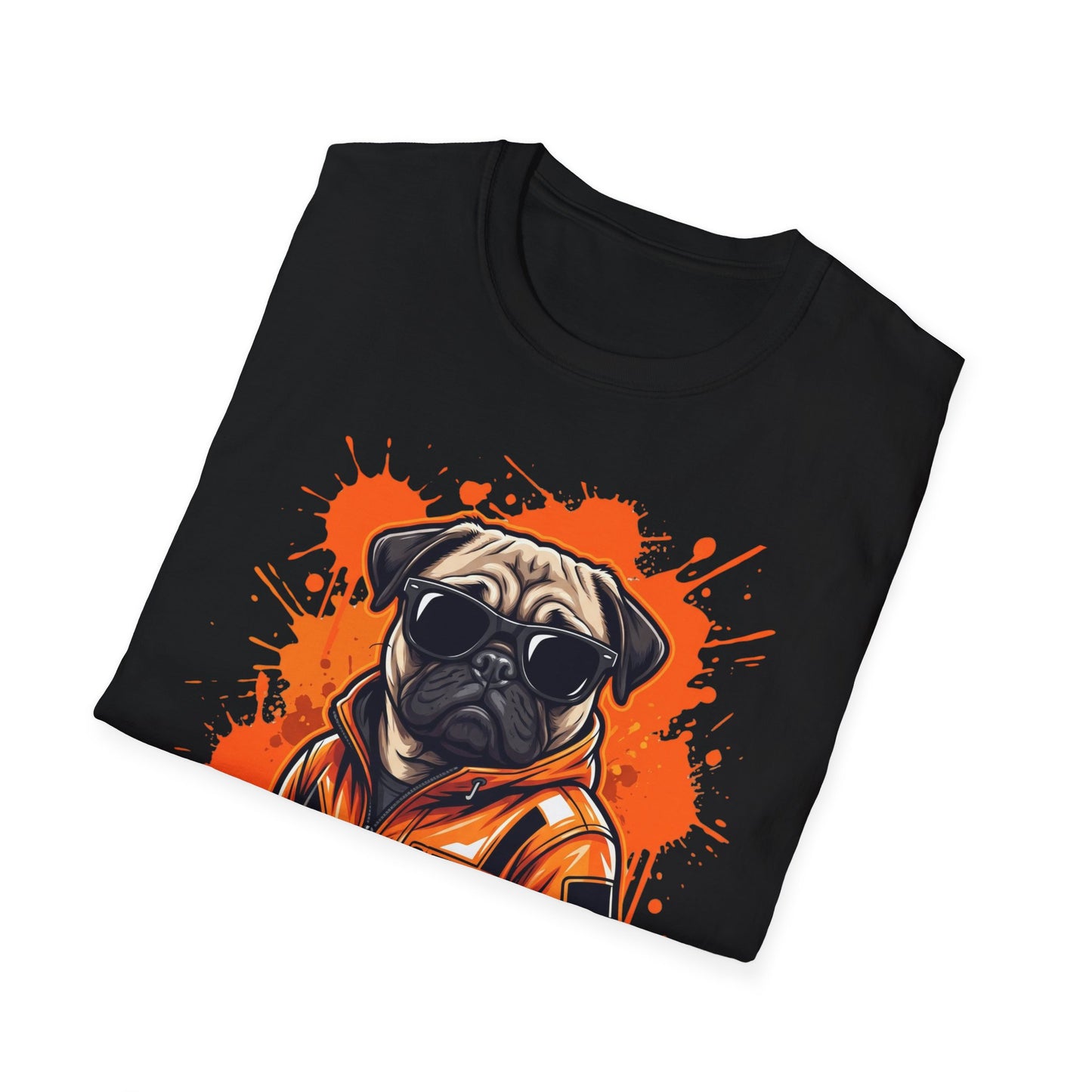 Cool Dog Pug T‑Shirt — Sunglasses Pug Graphic Tee