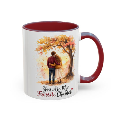 You Are My Favorite Chapter Romantic Autumn Coffee Mug